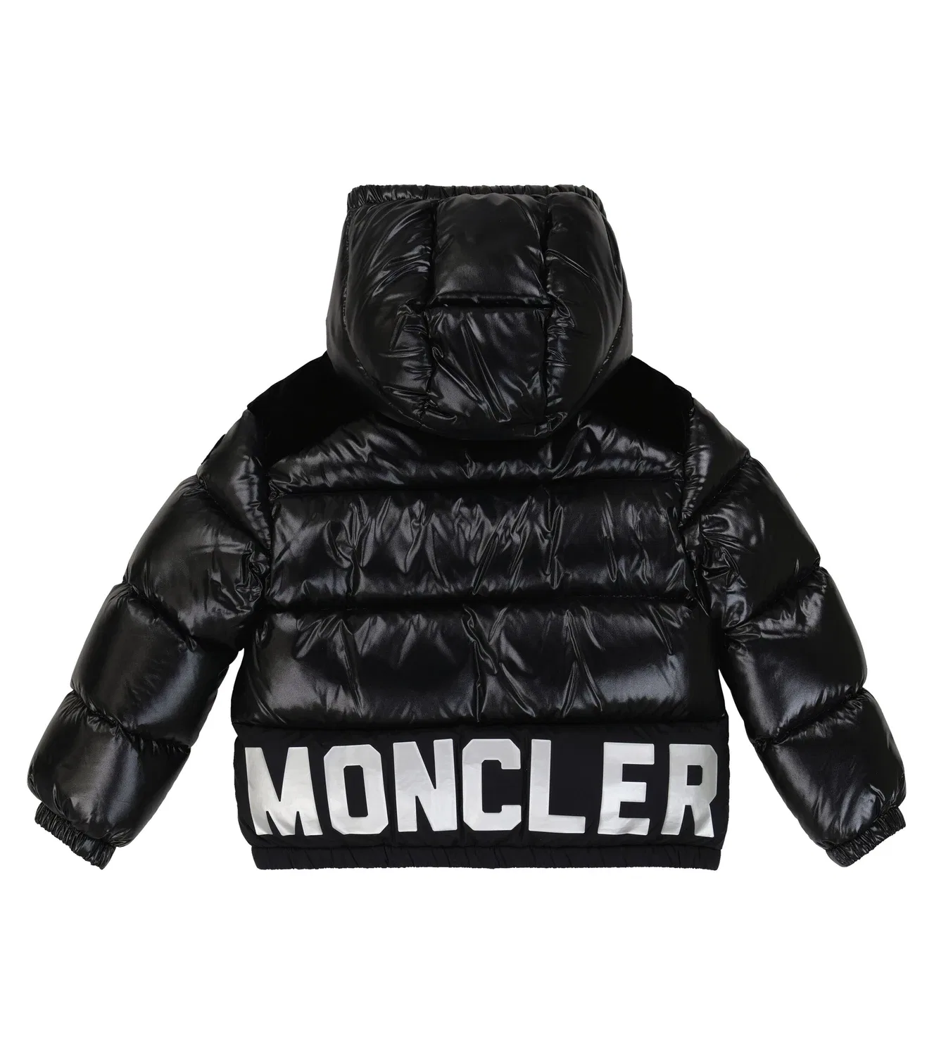 Пуховик Chouelle Moncler Enfant, черный — фото 4
