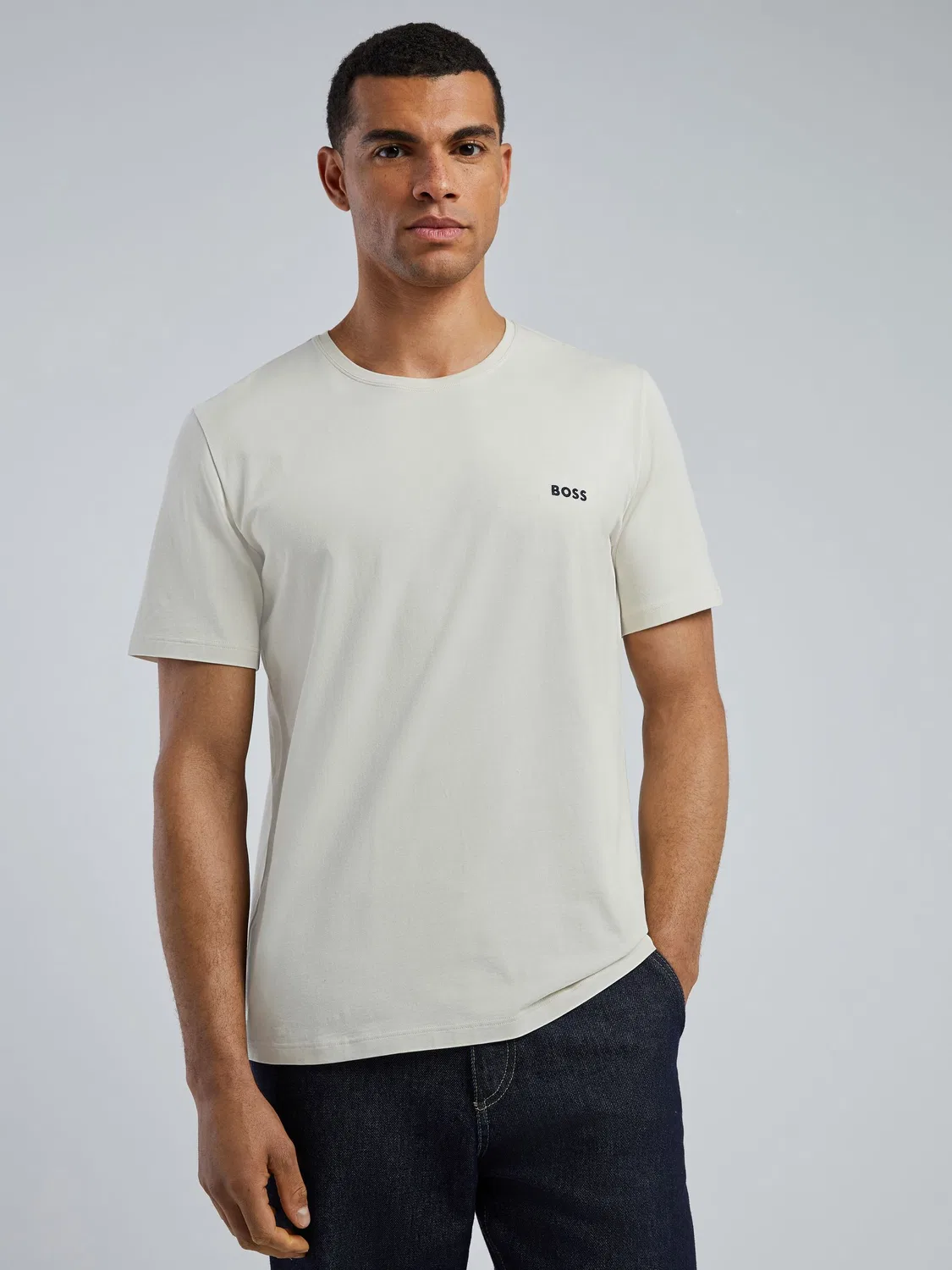 Футболка Regular Fit BOSS, белый