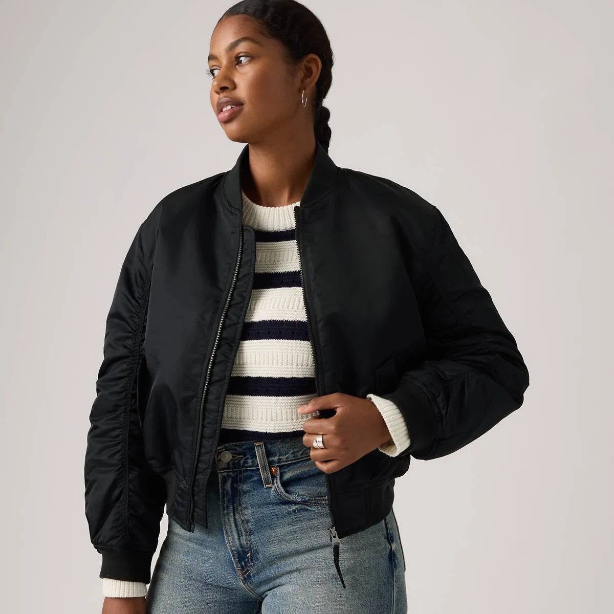 Куртка-Бомбер в стиле вестерн «Скаут» Levi's, Anthracite Night - Black