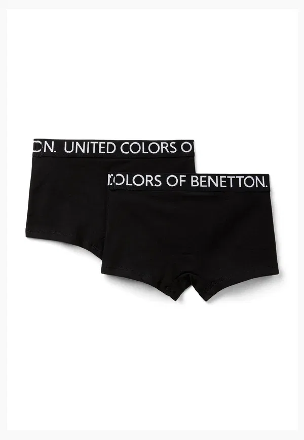 Комплект из 2 боксерских трусов United Colors Of Benetton, черный — фото 2