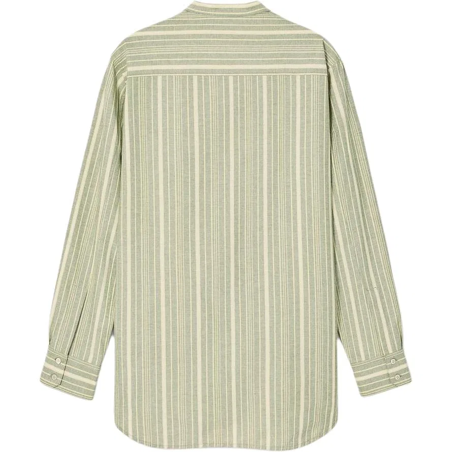 Мужская рубашка с принтом ZARA, White/Green — фото 3