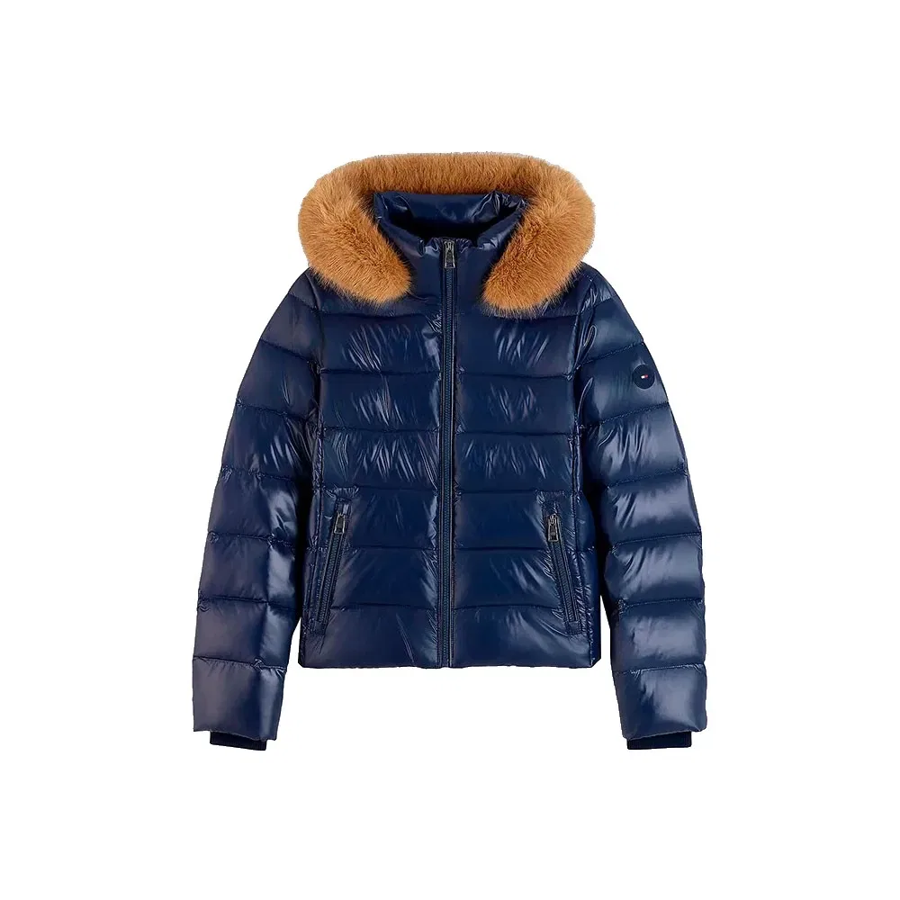 Женская куртка с наполнителем из пуха Tommy hilfiger, Blue — фото 3