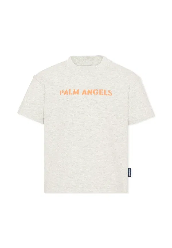 Футболка с принтом Palm Angels, серый