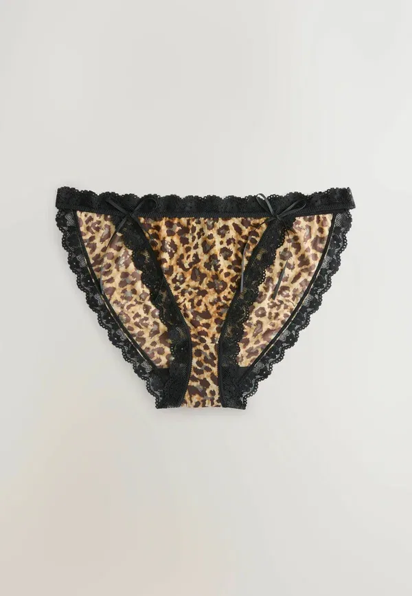 Комплект трусов с Animal print Next black animal red, черный/красный — фото 2