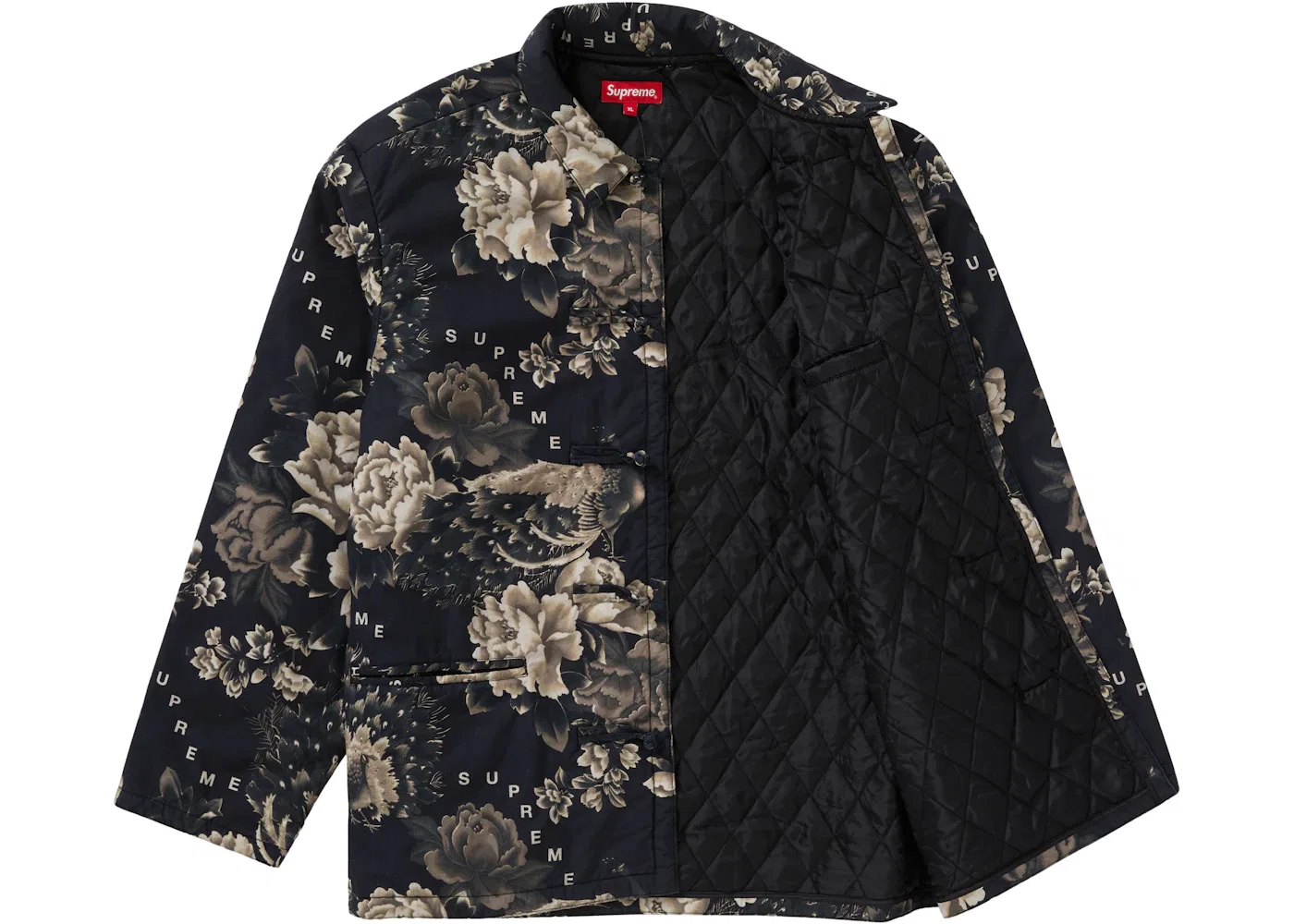 Мужская куртка Supreme Peacock Jacket, Black — фото 3