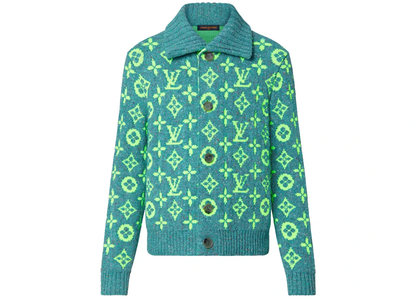 Мужской кардиган с принтом Louis Vuitton Signature Cardigan, Multicolor