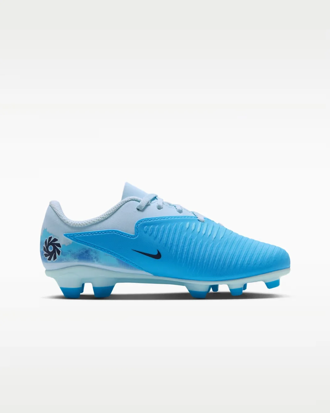Бутсы детские для разных типов покрытия Nike Jr. Phantom 6 Low 'Erling Haaland', синий — фото 2
