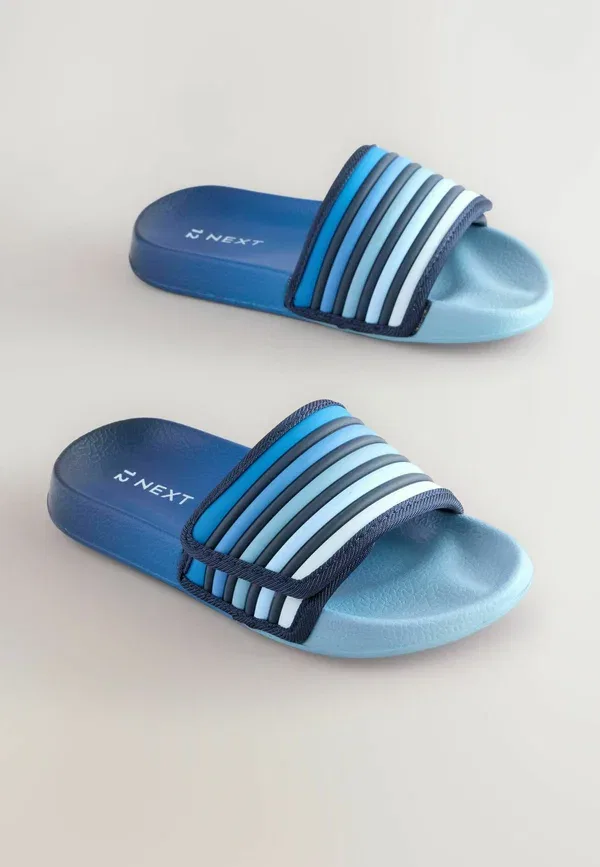 Сандалии с градиентом Regular fit - adjustable sliders - mules Next Ombre, синий — фото 2