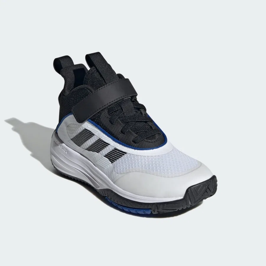 Детские кроссовки с принтом Ownthegame 3.0 adidas, Бело-черный — фото 3