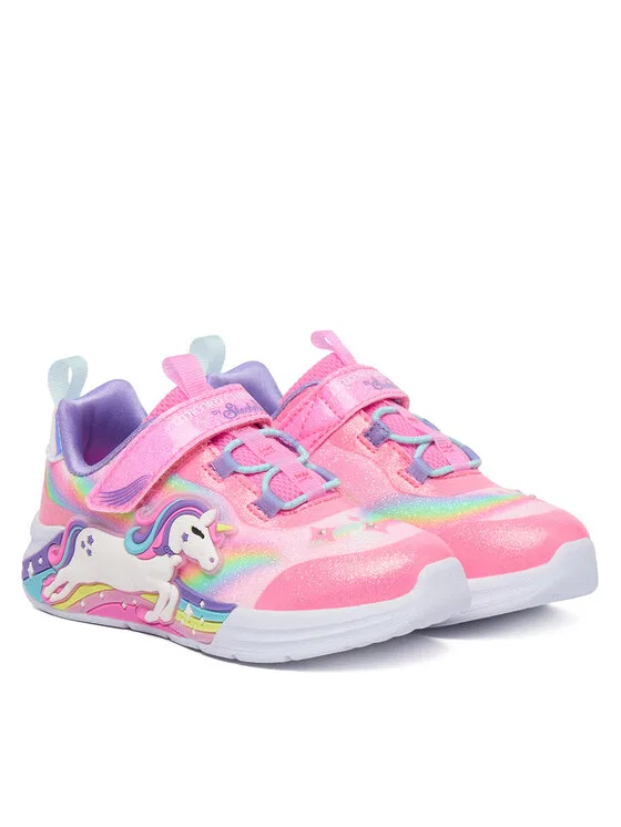Кроссовки S-Lights - Unicorn Chaser Skechers, розовый — фото 2