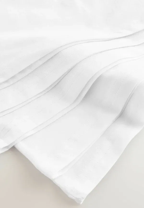 Топ из 5 предметов, хлопок с эластаном, Regular fit - 5 pack - top, Next, Белый — фото 4