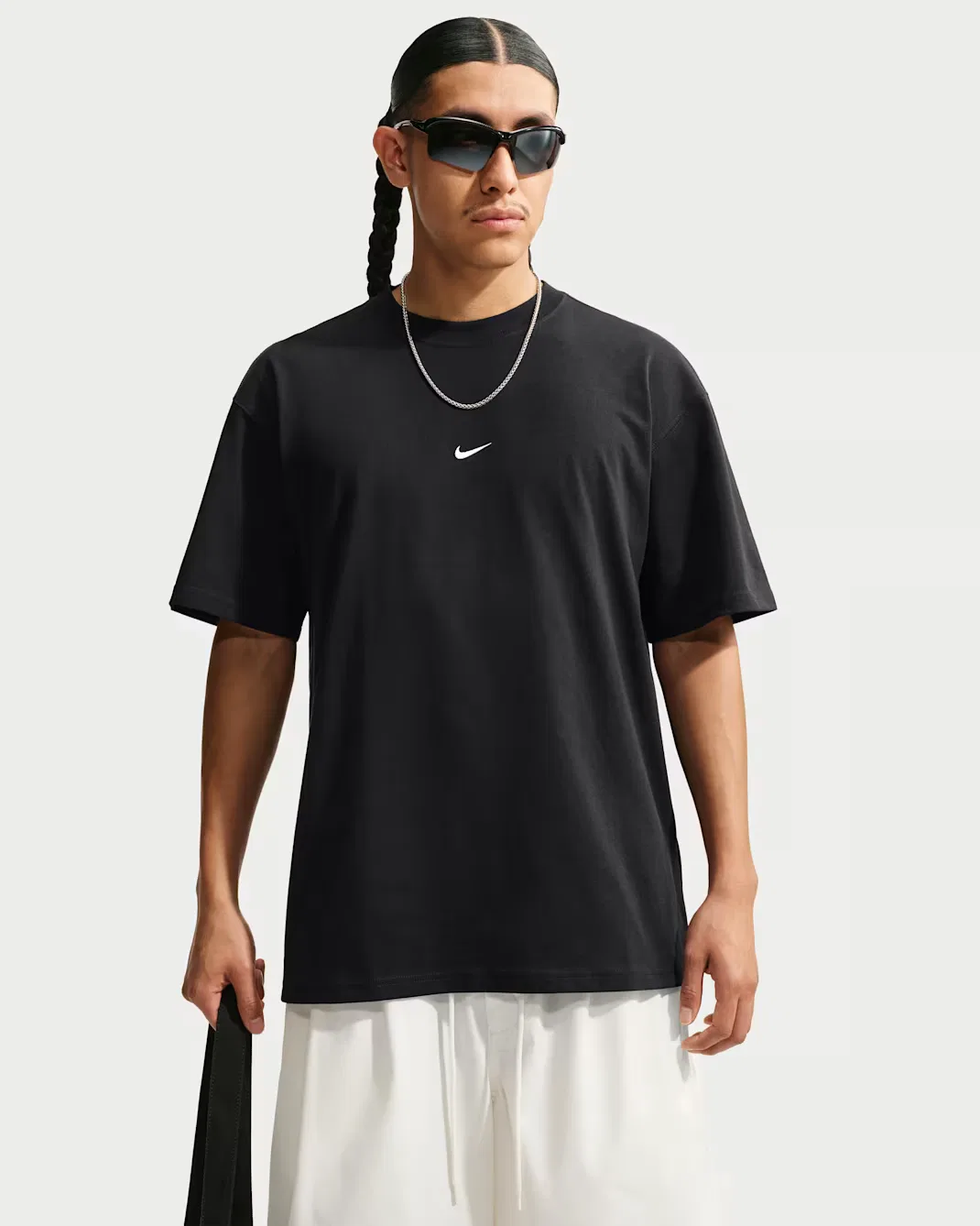 Мужская свободная футболка Nike Sportswear, Black/White