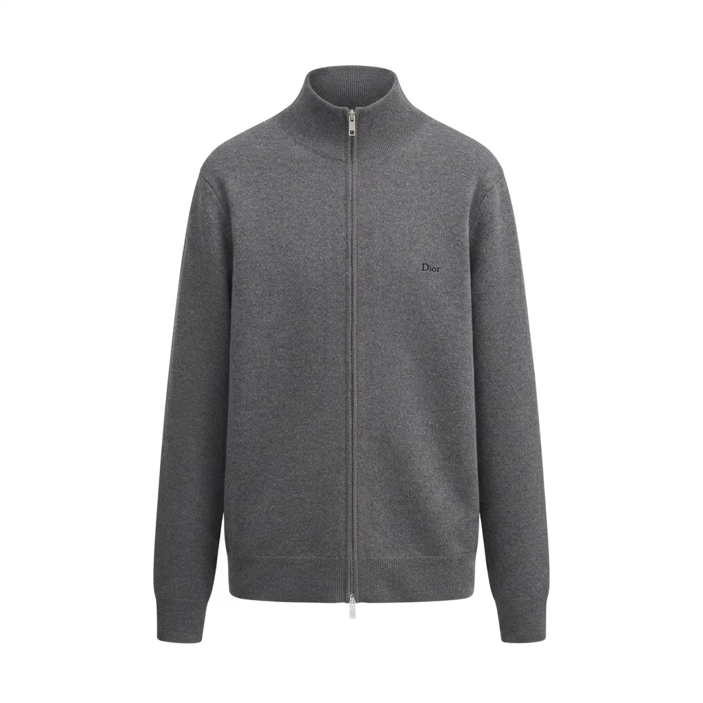 Мужской свитер с высоким воротом Dark Gray DIOR, Dark Gray