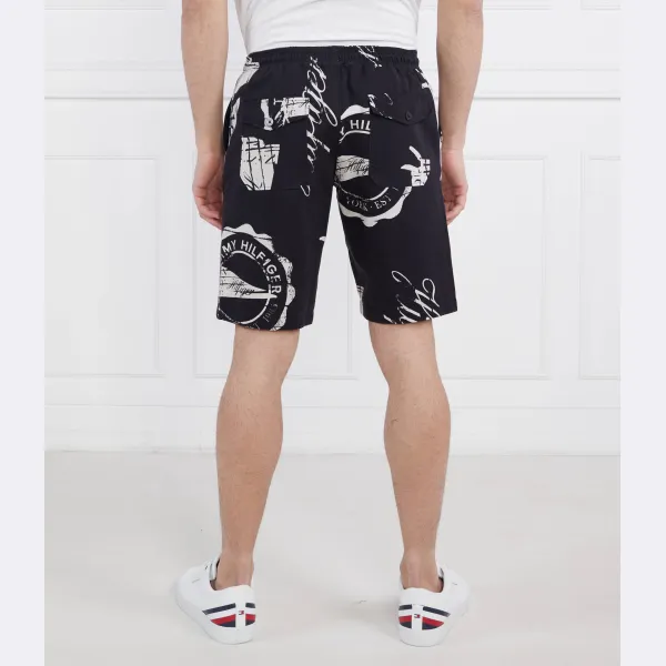 Шорты Harlem с вымпелом стандартной посадки с добавлением белья Tommy Hilfiger, синий — фото 3