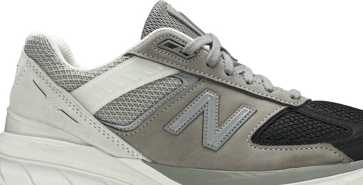 Кроссовки New Balance 990v5 Made In USA 'Marblehead Black', коричневый — фото 3