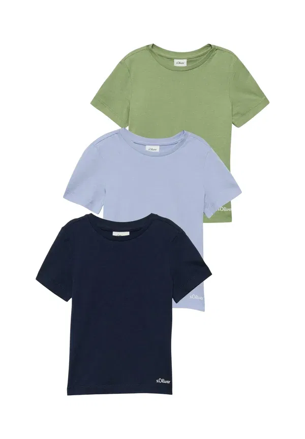 Комплект футболок, 3 шт, Basic T-shirt S.Oliver, темно-синий — фото 4