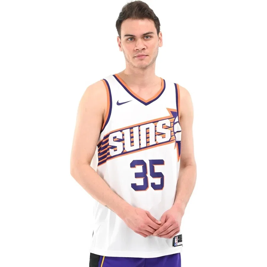 Футболка с принтом Phoenix Suns Association Nike, Белый