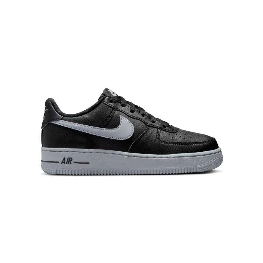 Кроссовки спортивные с кожаным верхом Nike Air Force 1, Черный