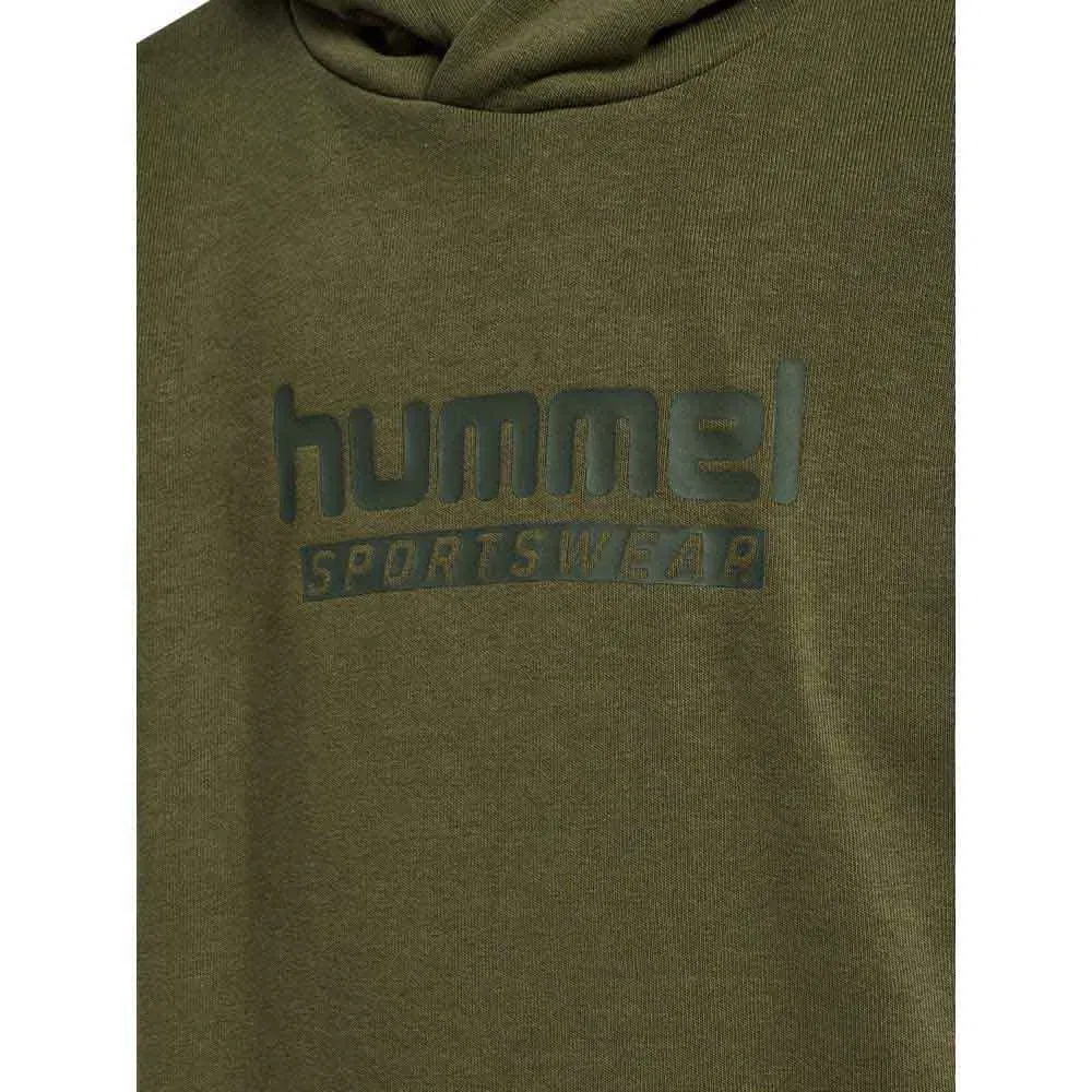 Детское худи для девочек с капюшоном Hummel, Green — фото 4