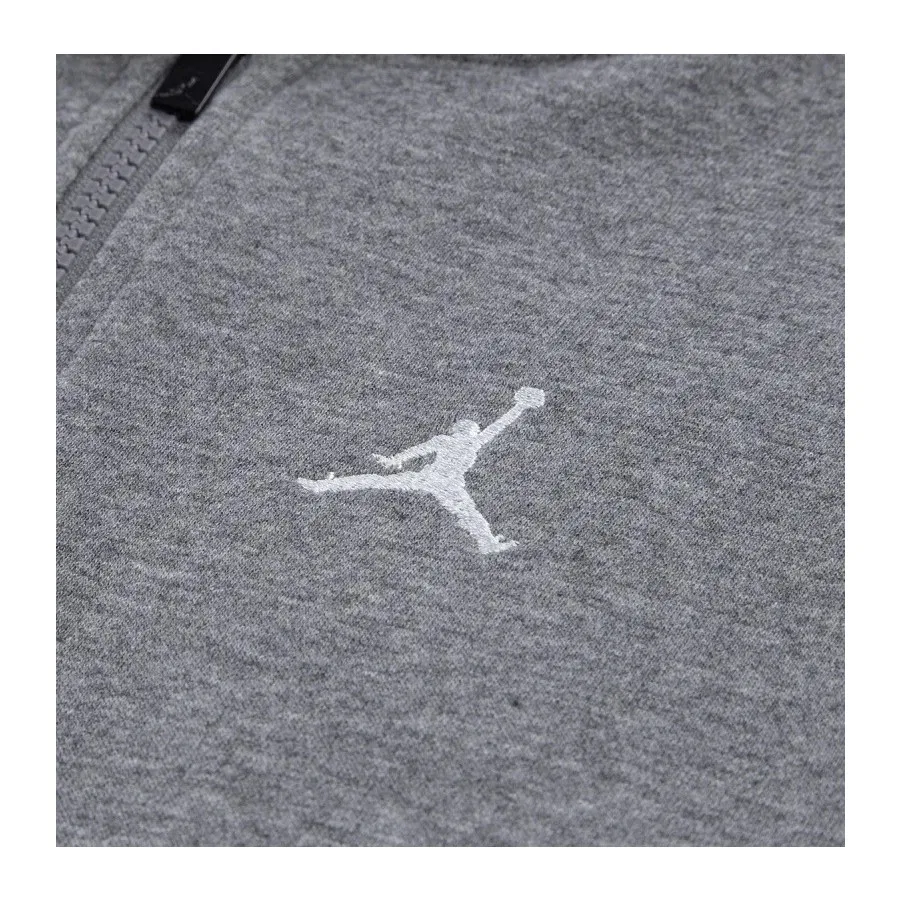 Детская куртка-худи с капюшоном Jordan JDB MJ BRKLN FT FZ Nike, Черный — фото 3