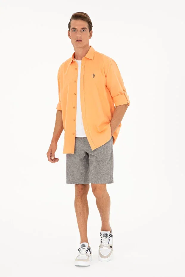 Мужские шорты из ткани с принтом U.S. Polo Assn., 142329 — фото 3