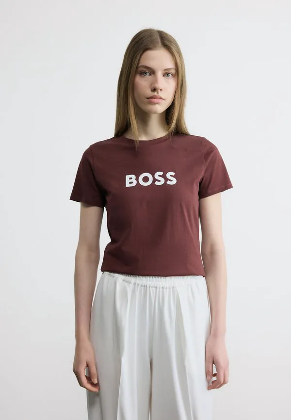 

Футболка с логотипом Boss, Dark Brown, Коричневый, Футболка с логотипом Boss, Dark Brown