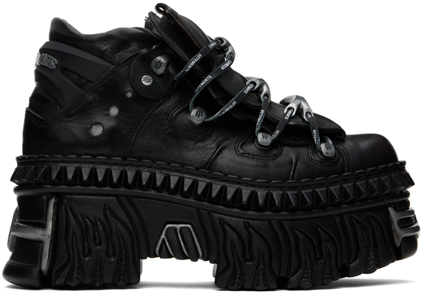 

Кроссовки на платформе New Rock Edition VETEMENTS, черный