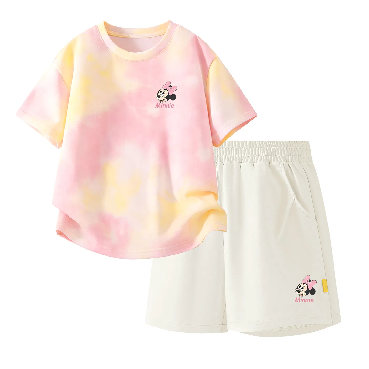 Детский спортивный костюм Casual Sportswear 2 Piece Set Disney, Di Surprise K Yellow Pink+Di Surprise K_Bottom Right Mist White