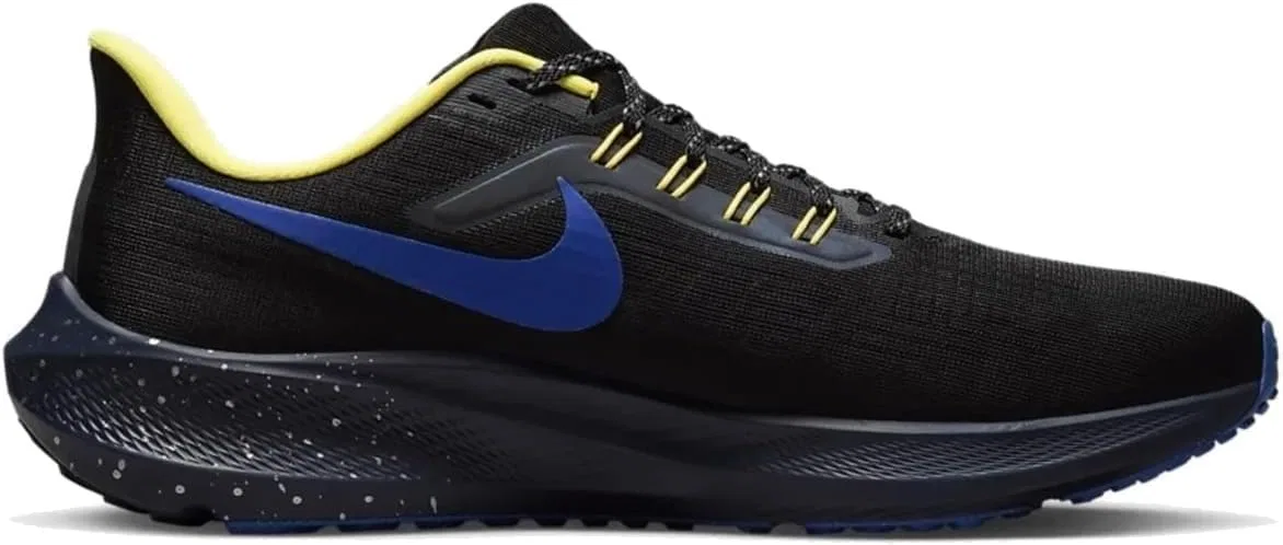 Мужские кроссовки NIKE Air Zoom Pegasus 39, Black Blue Yellow — фото 2