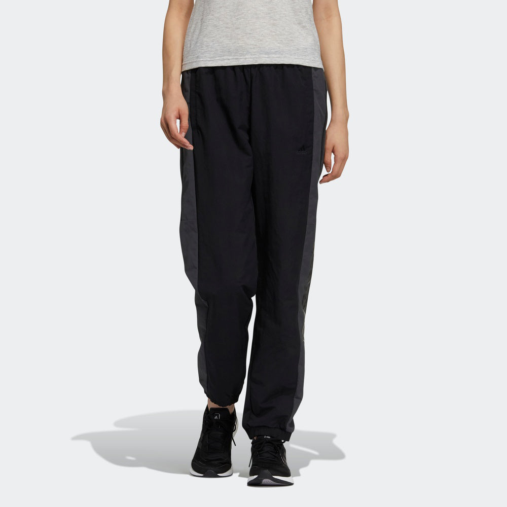 Брюки (WMNS) adidas FI Word WV Woven Trousers Black — фото 3