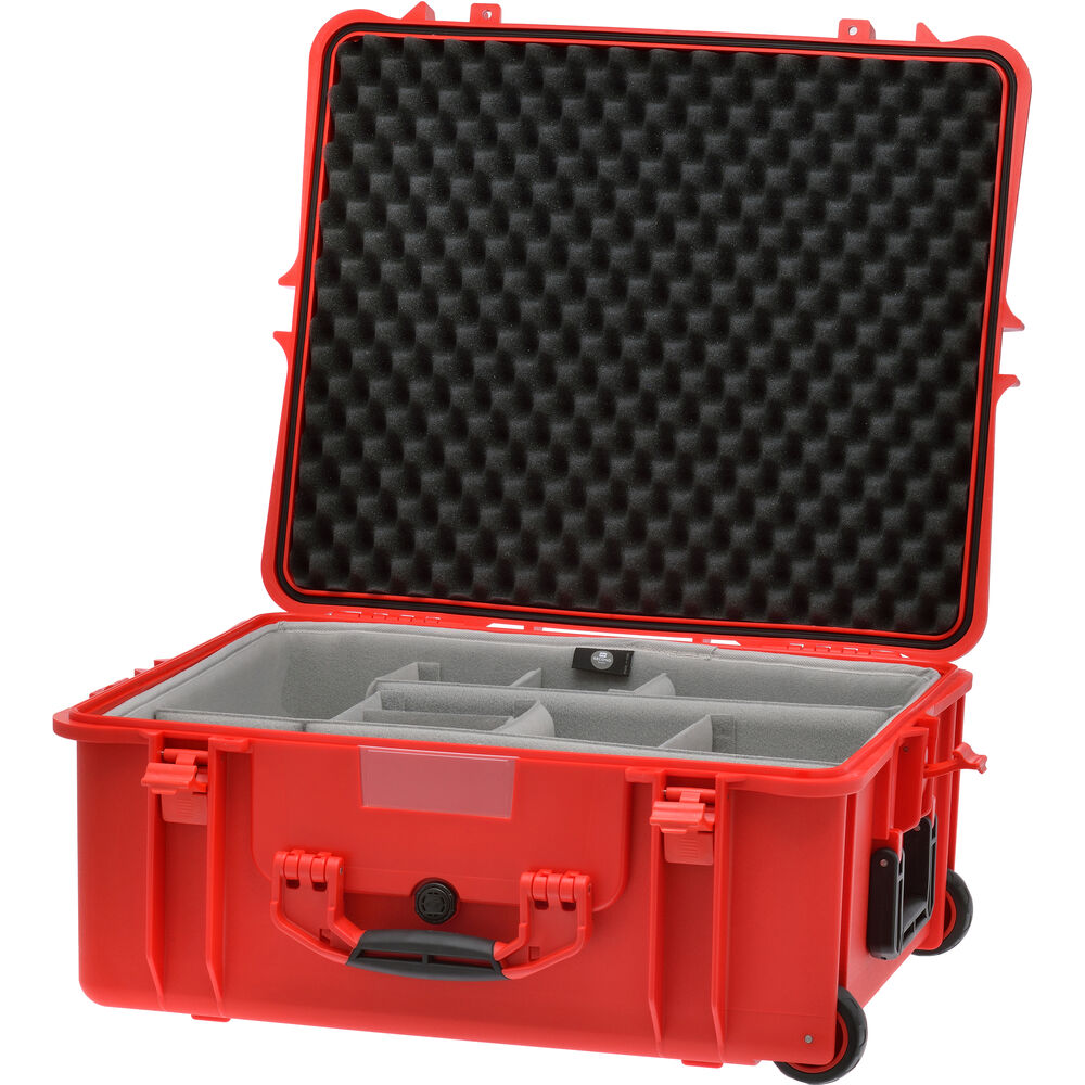 

HPRC 2700 Hard Case на колесах с дополнительной обивкой (красный)