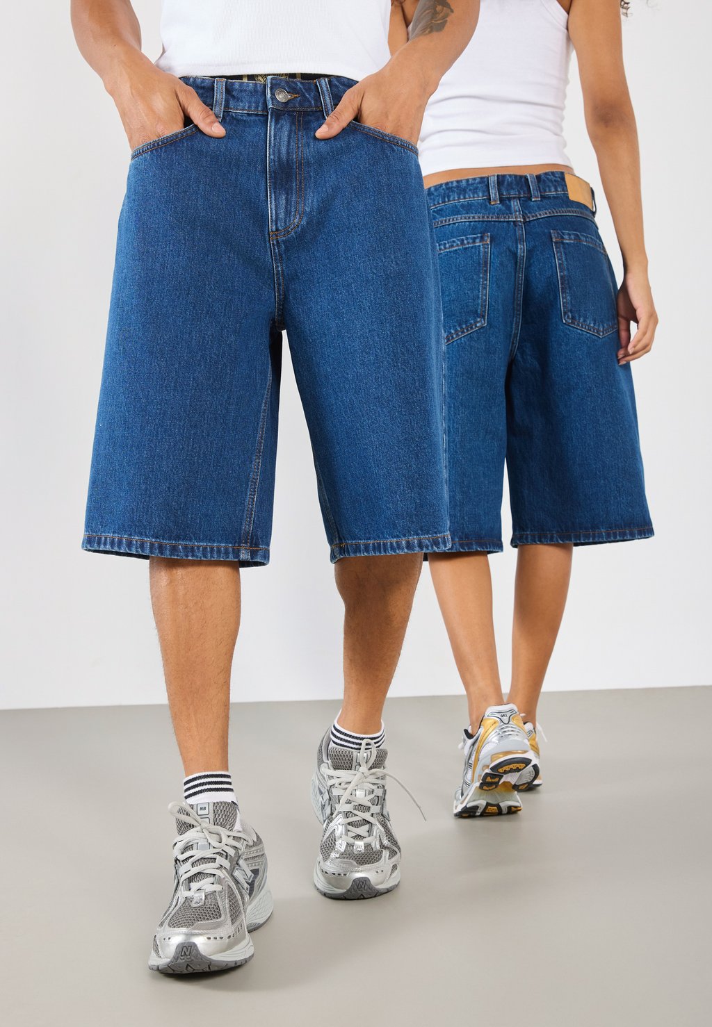 

Джинсовые шорты UNISEX YOURTURN, цвет Mid-Blue Denim