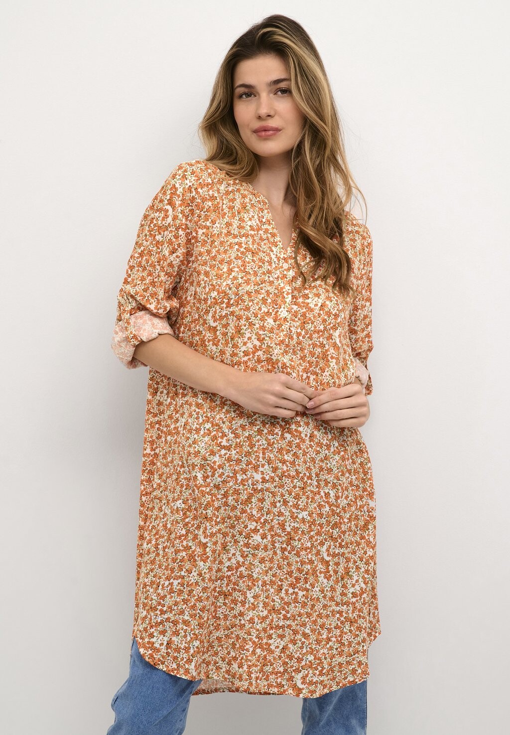 

Платье Camisero Kaffe KAIDA, красный, средний цветочный принт