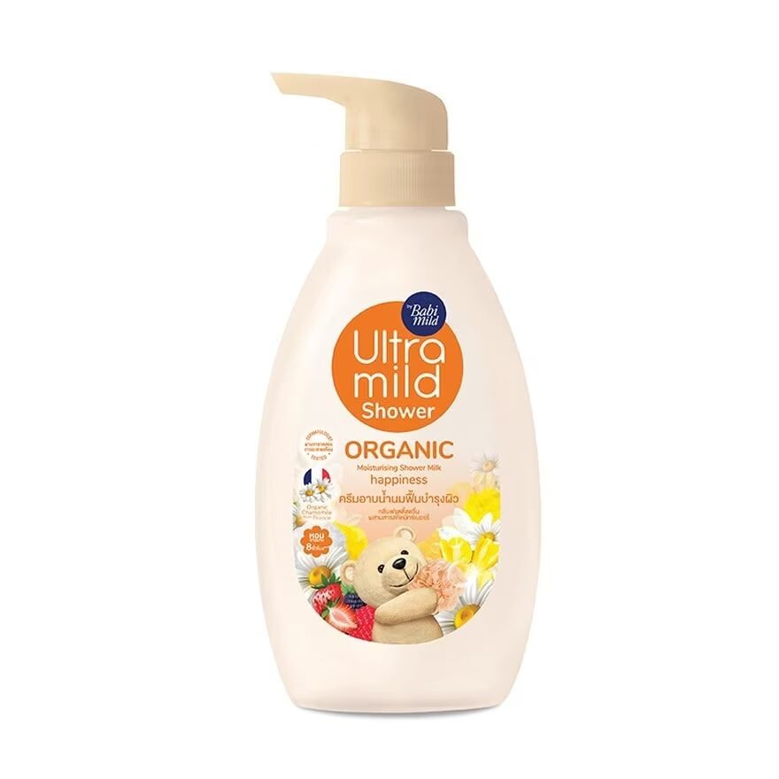 

Ultra Mild Babi Mild Органическое молочко для душа «Счастье» 380 мл. สบู่เหลวเด็ก и, Orange