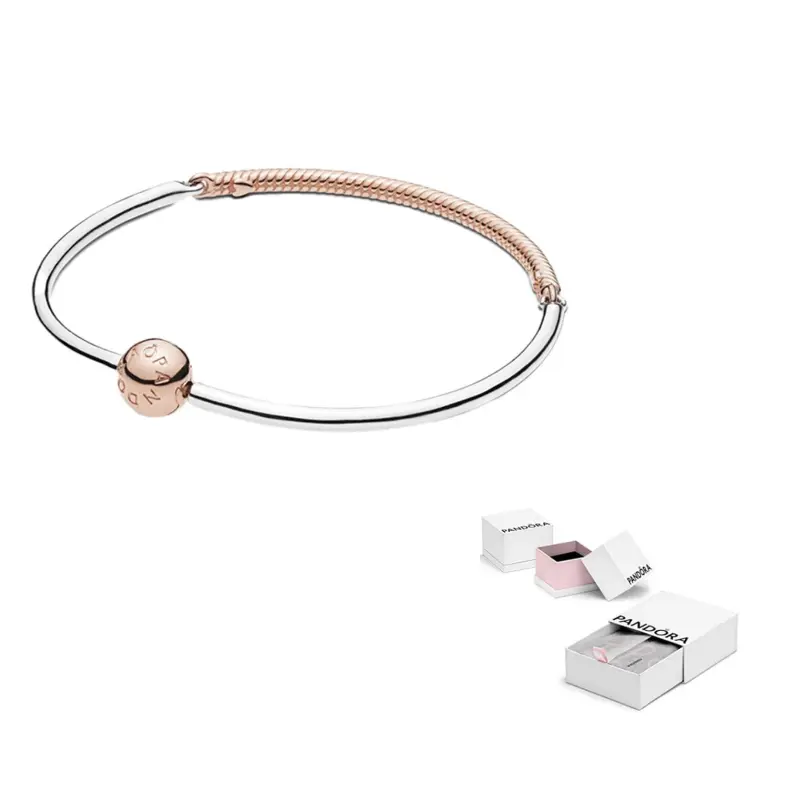 

Pandora Серебряный браслет 925 пробы для женщин Rose Gold