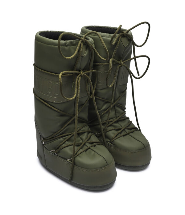 Сапоги женские зимние Moon Boot высокие, зеленый — фото 3