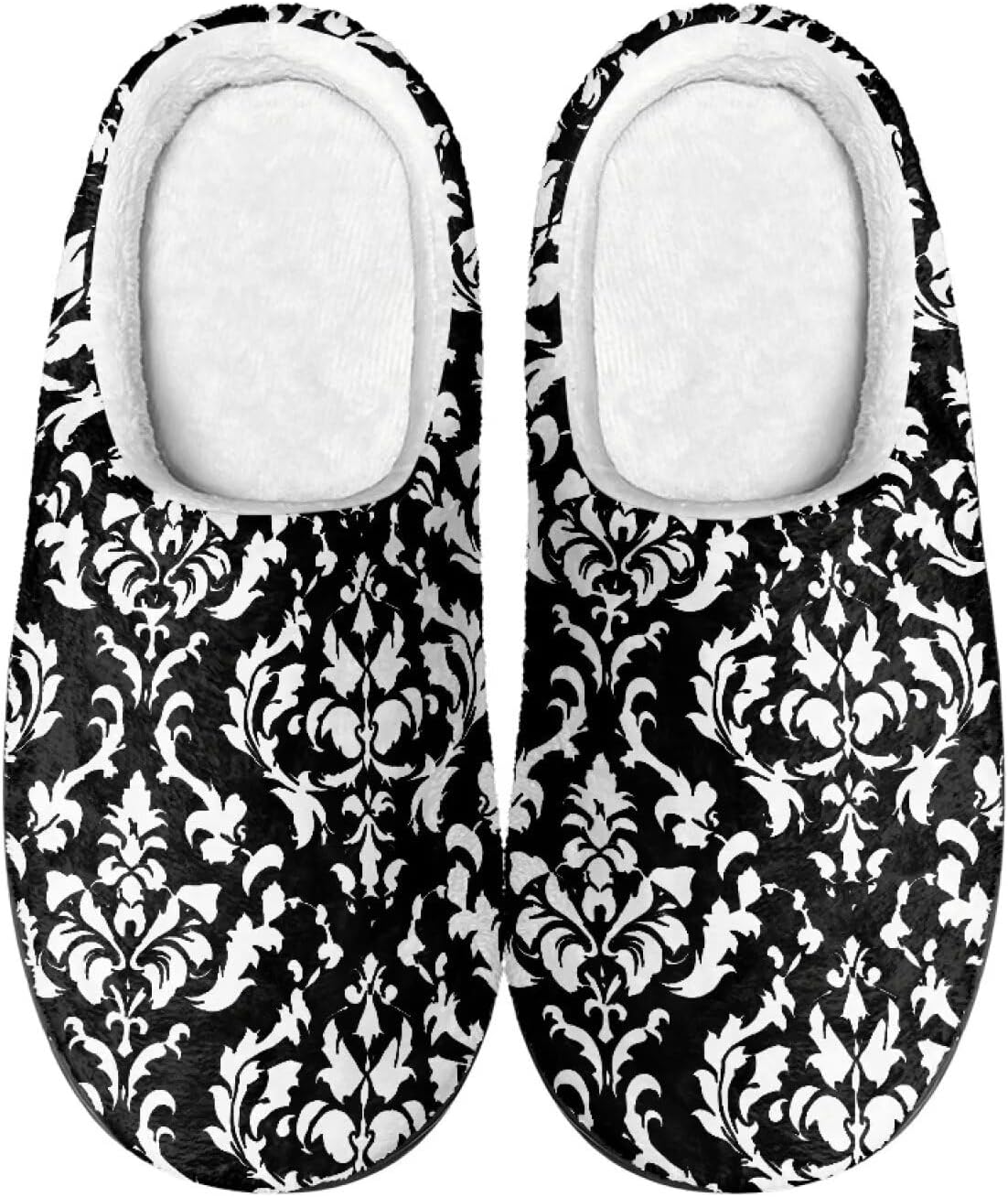 

Semiouray Autumn Halloween Унисекс-взрослые тапочки с подошвой EVA и туфли Tie-Dye House Тапочки для дома и на улице для дома и на улице, Ethnic Retro Floral