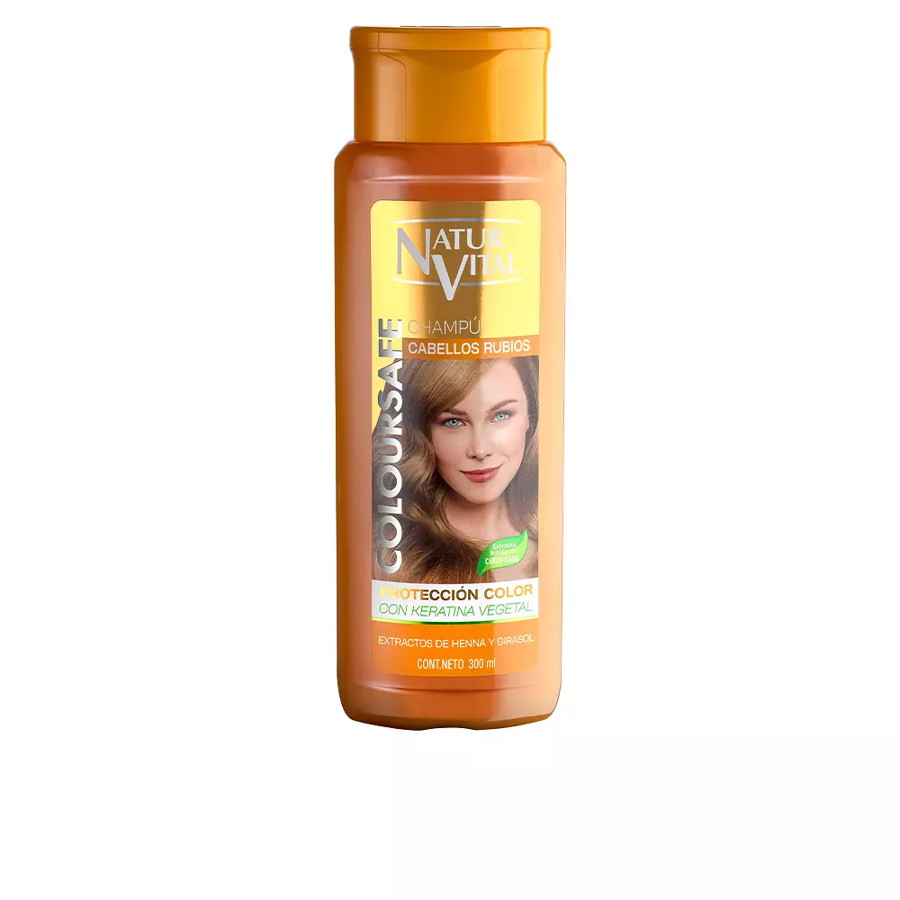 

Шампунь Champú coloursafe rubio Naturvital, 300 мл.