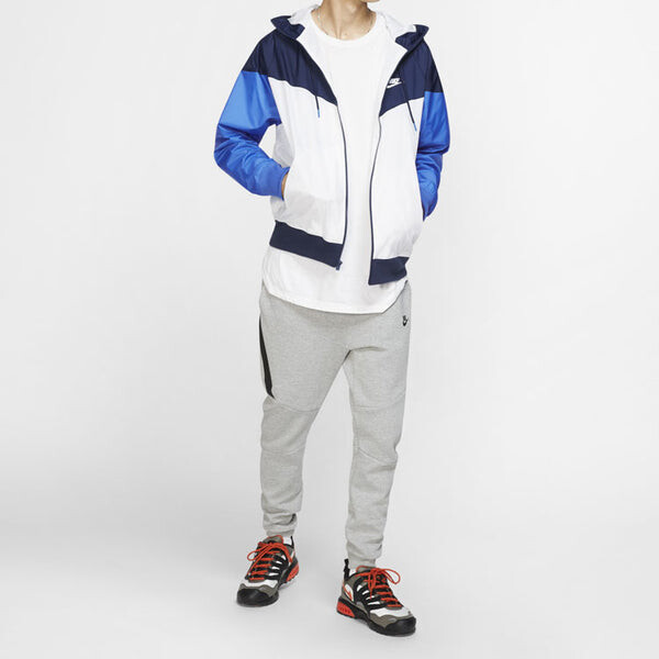 Куртка Nike Colorblock Sports windbreaker Breathable Jacket Sky Blue, синий — фото 2