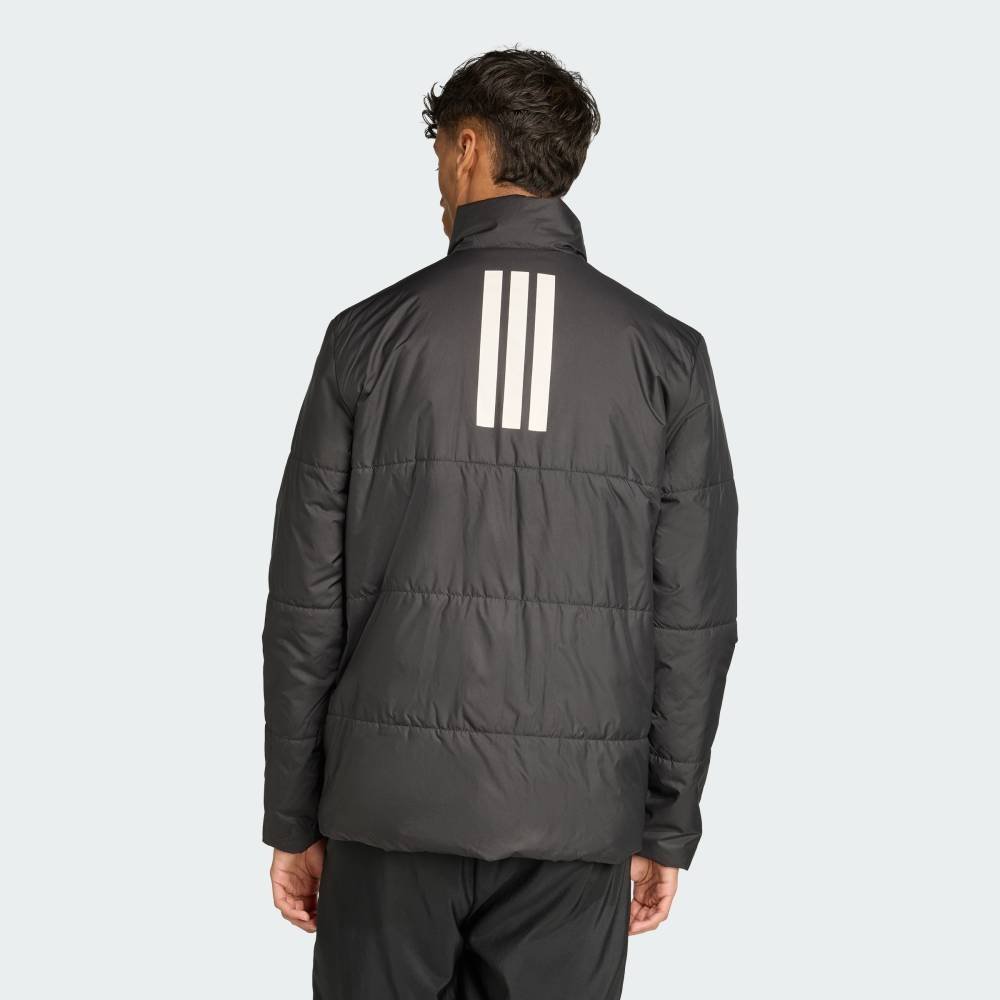 Утепленная куртка BSC Climawarm с тремя полосками Adidas, black — фото 2