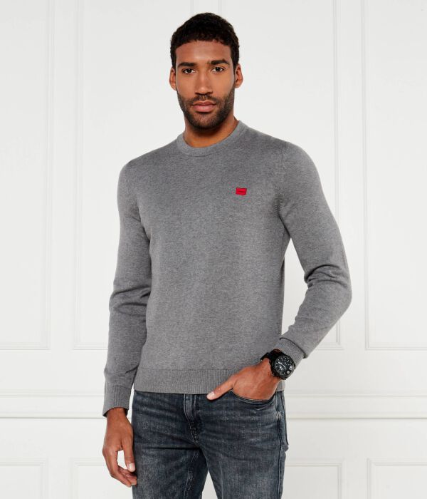 

Свитер Сан Кассий Regular fit Hugo, серый