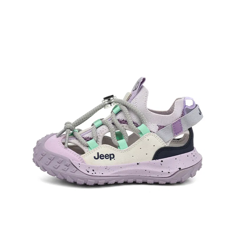 Сандалии детские с защитой от ударов Jeep Lilac/Glacier Gray