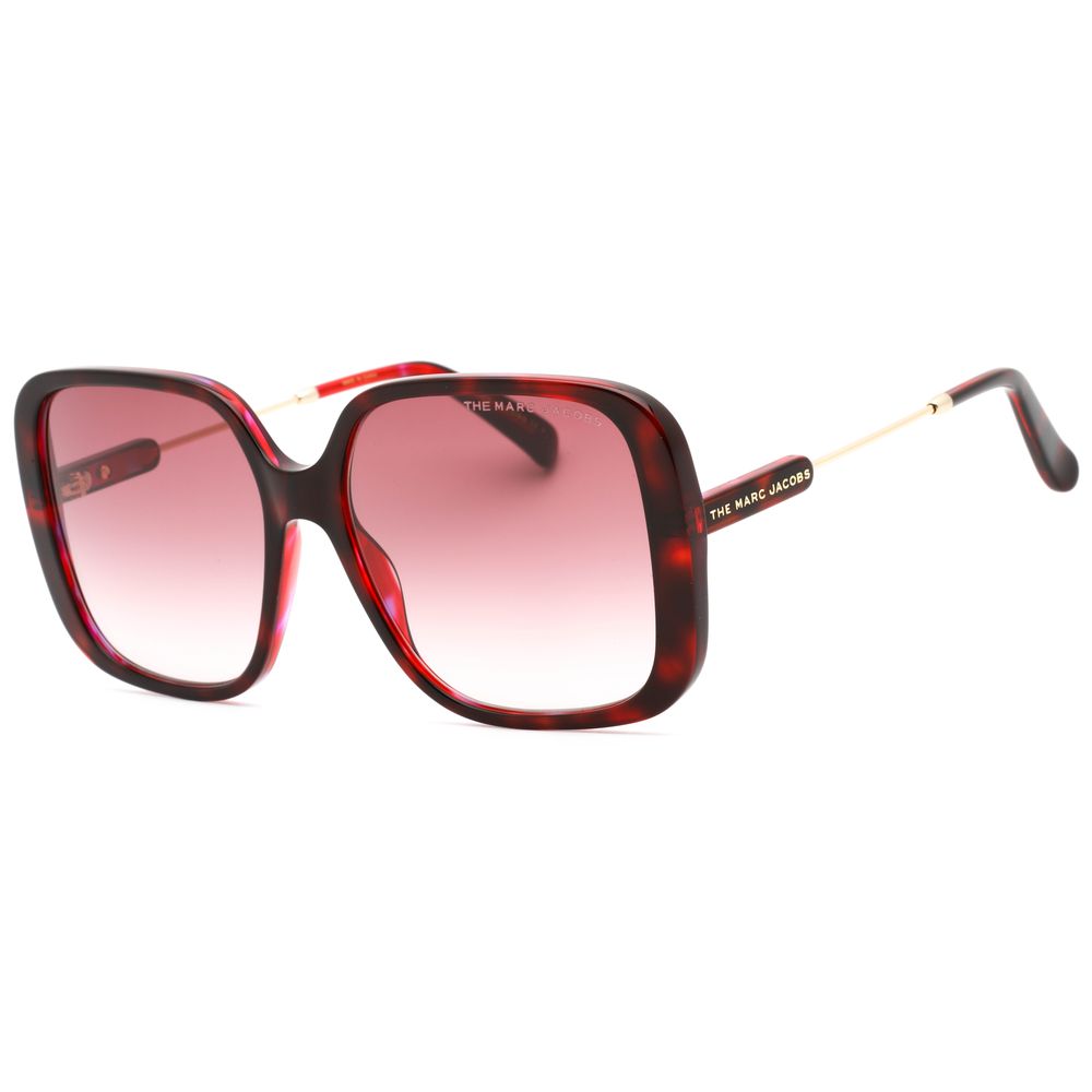 

Красные пластиковые солнцезащитные очки The Marc Jacobs