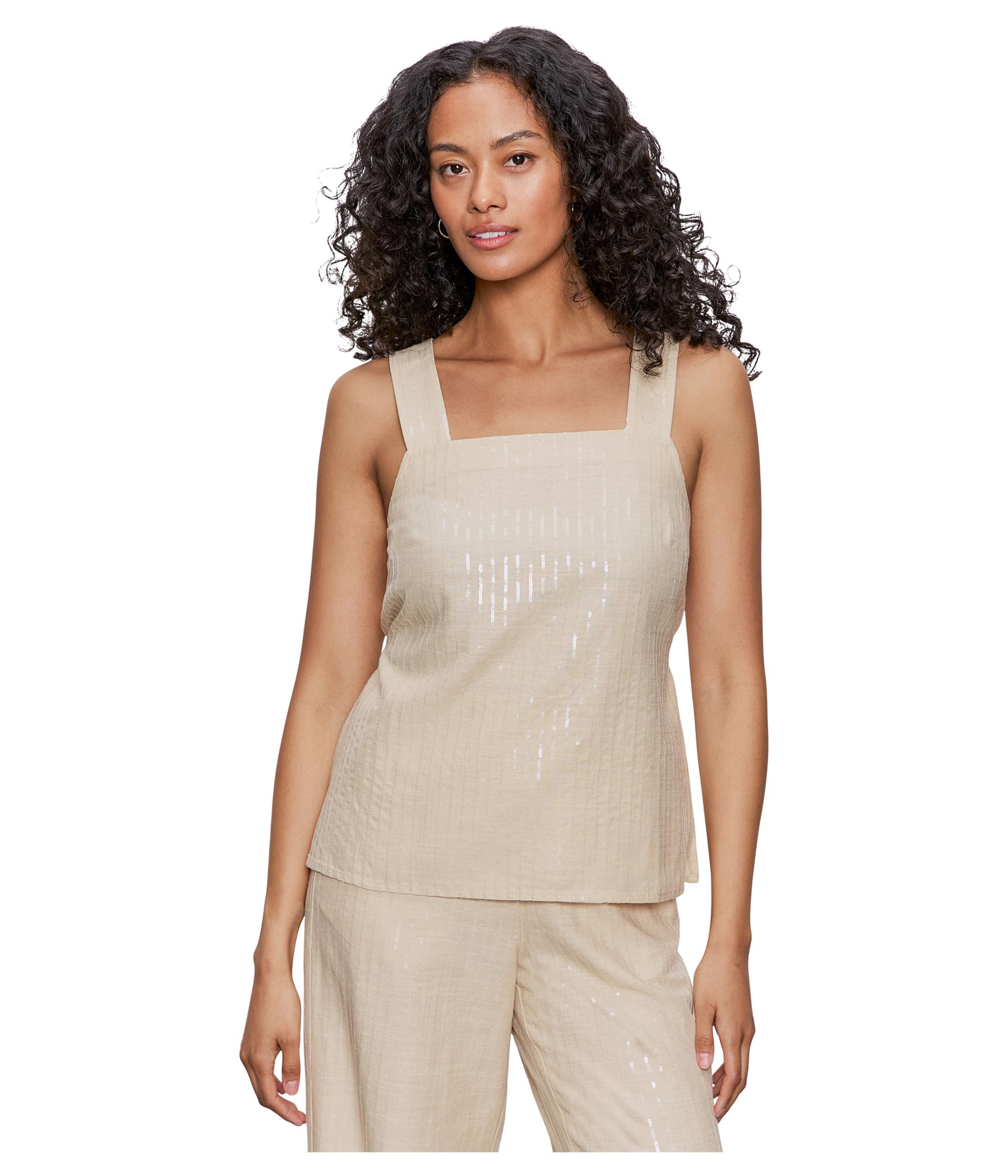 

Топ Sanctuary Desert Tank, Sand Sequin Stripe