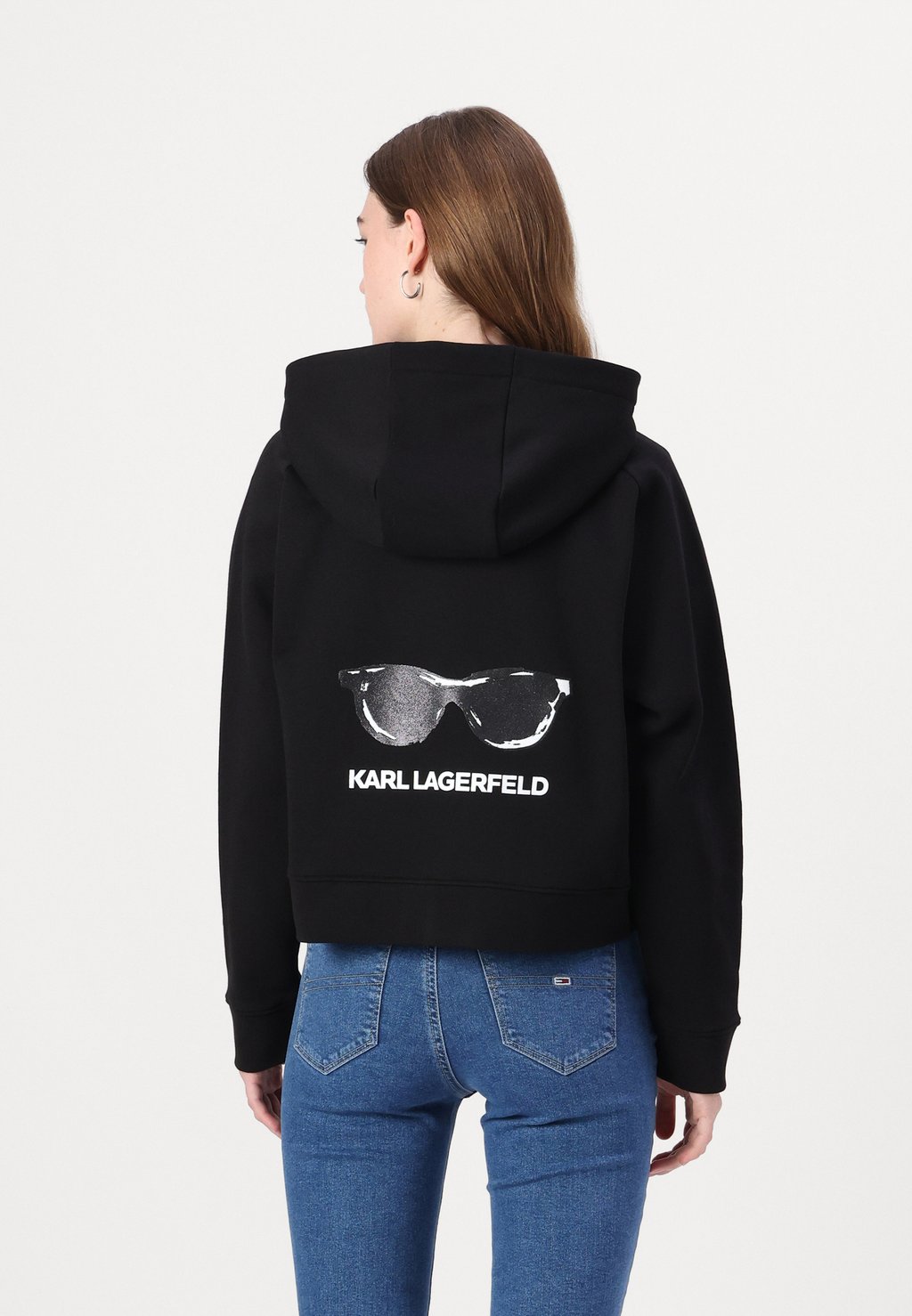 

Толстовка на молнии SUNGLASSES ZIP UP KARL LAGERFELD, черный