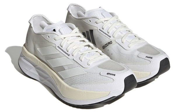 Кроссовки (WMNS) Adidas Adizero Boston 11 Running Shoes 'Cloud White', цвет non dyed / cloud white / core black — фото 3