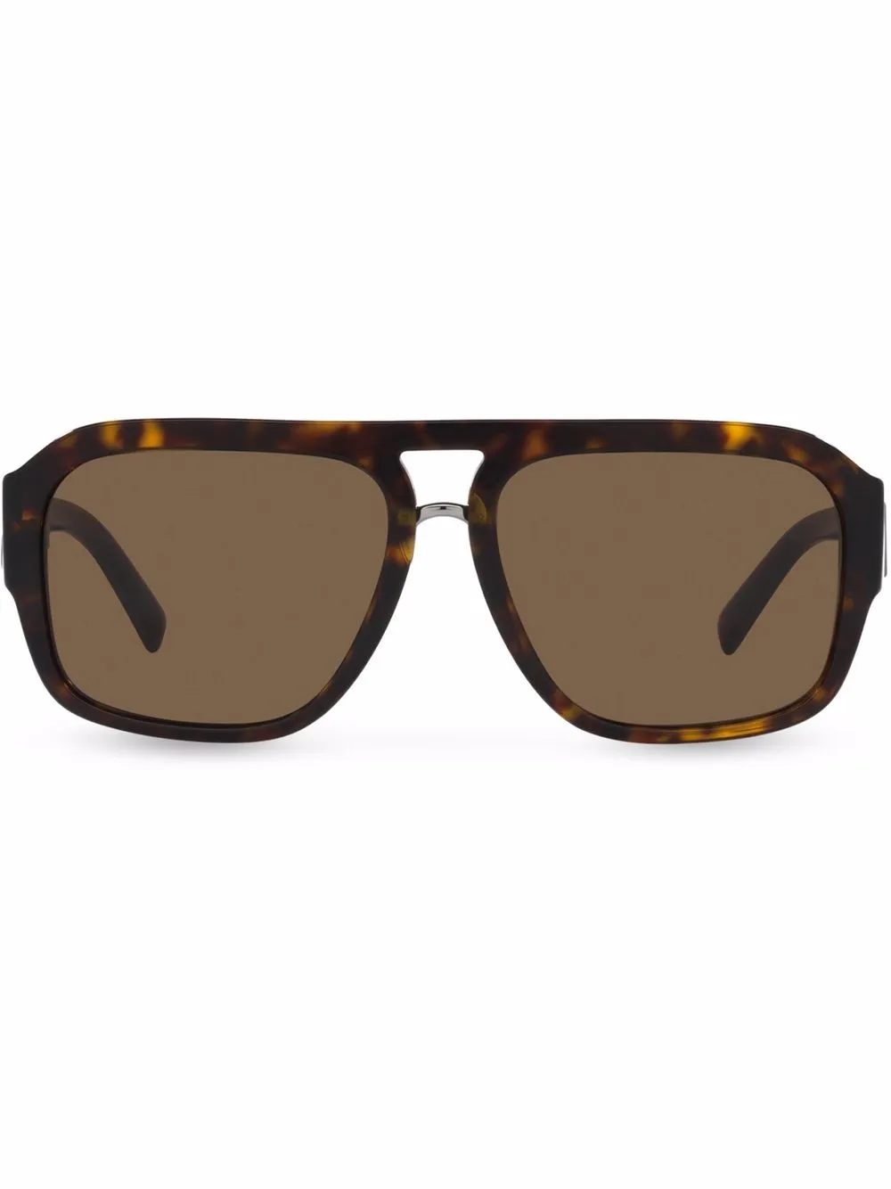 

Солнцезащитные очки DG Crossed Dolce & Gabbana Eyewear, коричневый