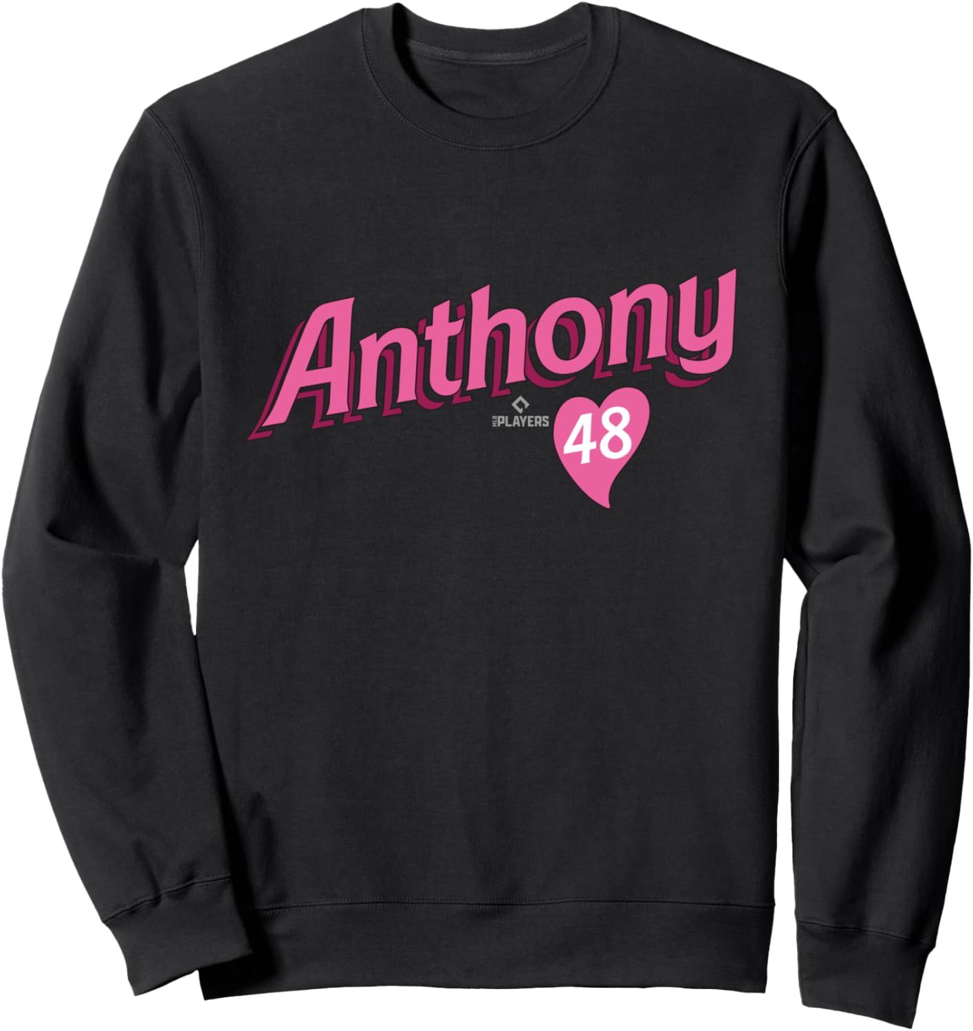 

Толстовка с надписью «Anthony Rizzo New York Baseball Valentine MLBPA» Ryno Sports, черный