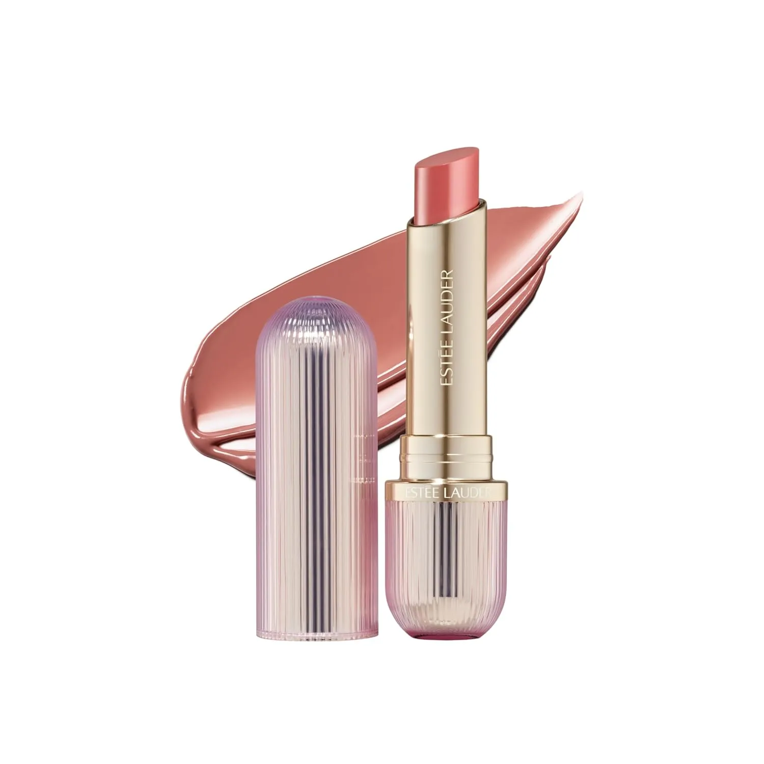 Оттеночный бальзам для губ Estée Lauder Futurist HydraPlump | Содержит гиалуроновую кислоту и pH-адаптивный цвет | Увлажняет, укрепляет барьерную функцию губ, 708 Rosewood Rescue - A rosy, bare beige with neutral pH-adaptive pigments