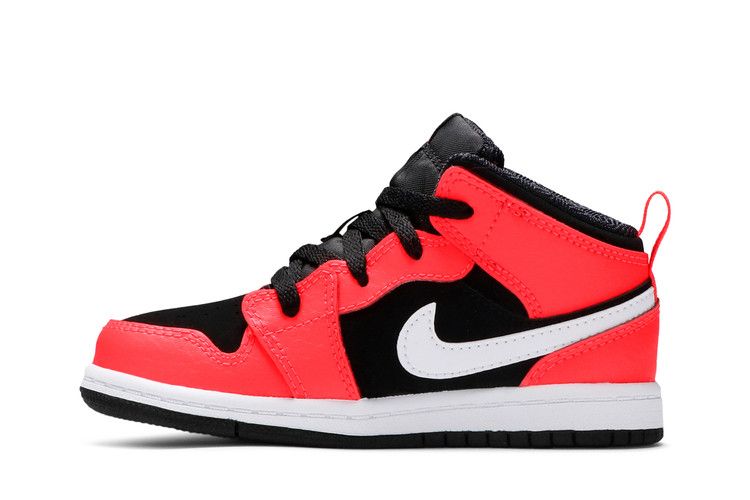 Кроссовки Air Jordan Air Jordan 1 Mid TD 'Infrared 23', красный — фото 4